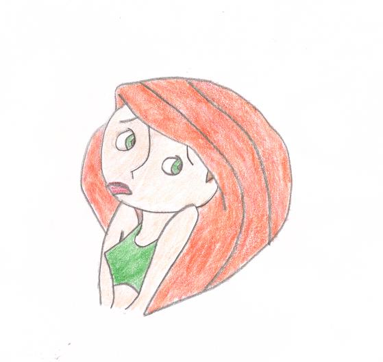 Kim Possible Puppy Dog Pout (colored) by zoogderrick2