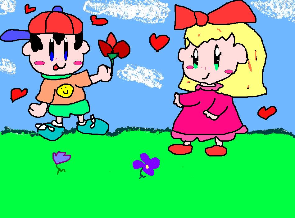 Ness and Paula 4ever by zoomy