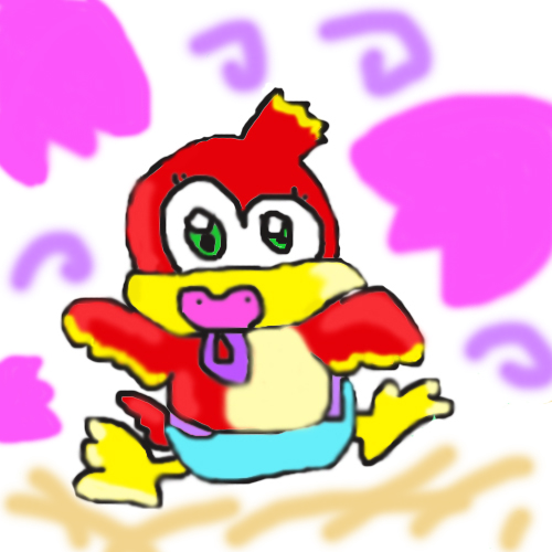 Baby Kazooie by zoomy