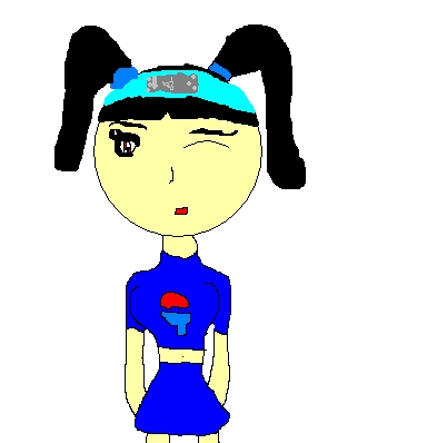 Aimi uchiha (ms paint) by zukosavatarofthesunandmoon