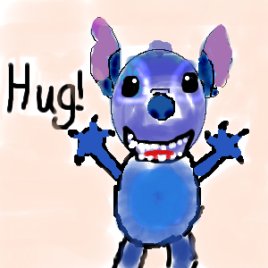 Stitch want hug! by zutarafreak06