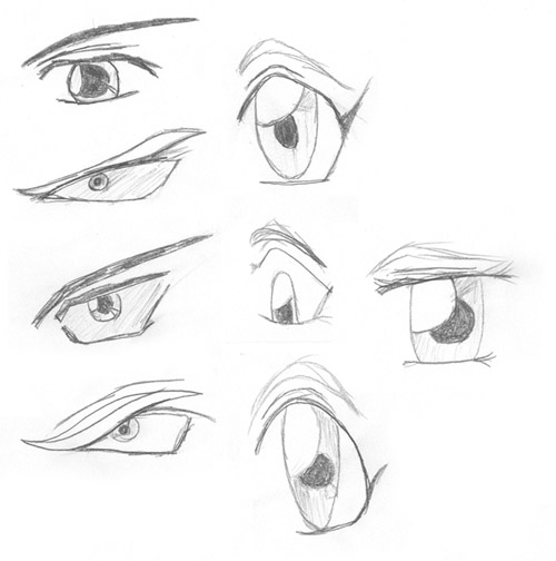 Anime eyes by zyntherius